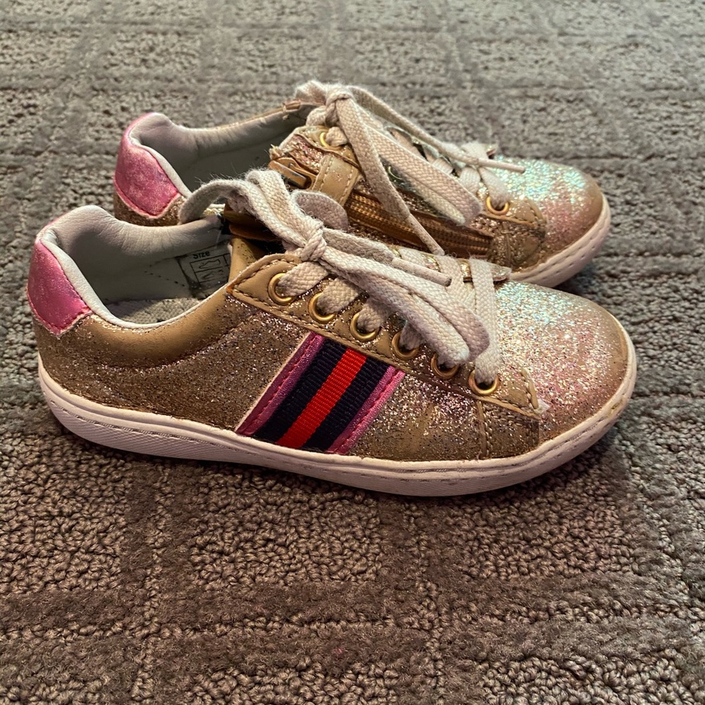 Hoo Shoes glitter sneakers